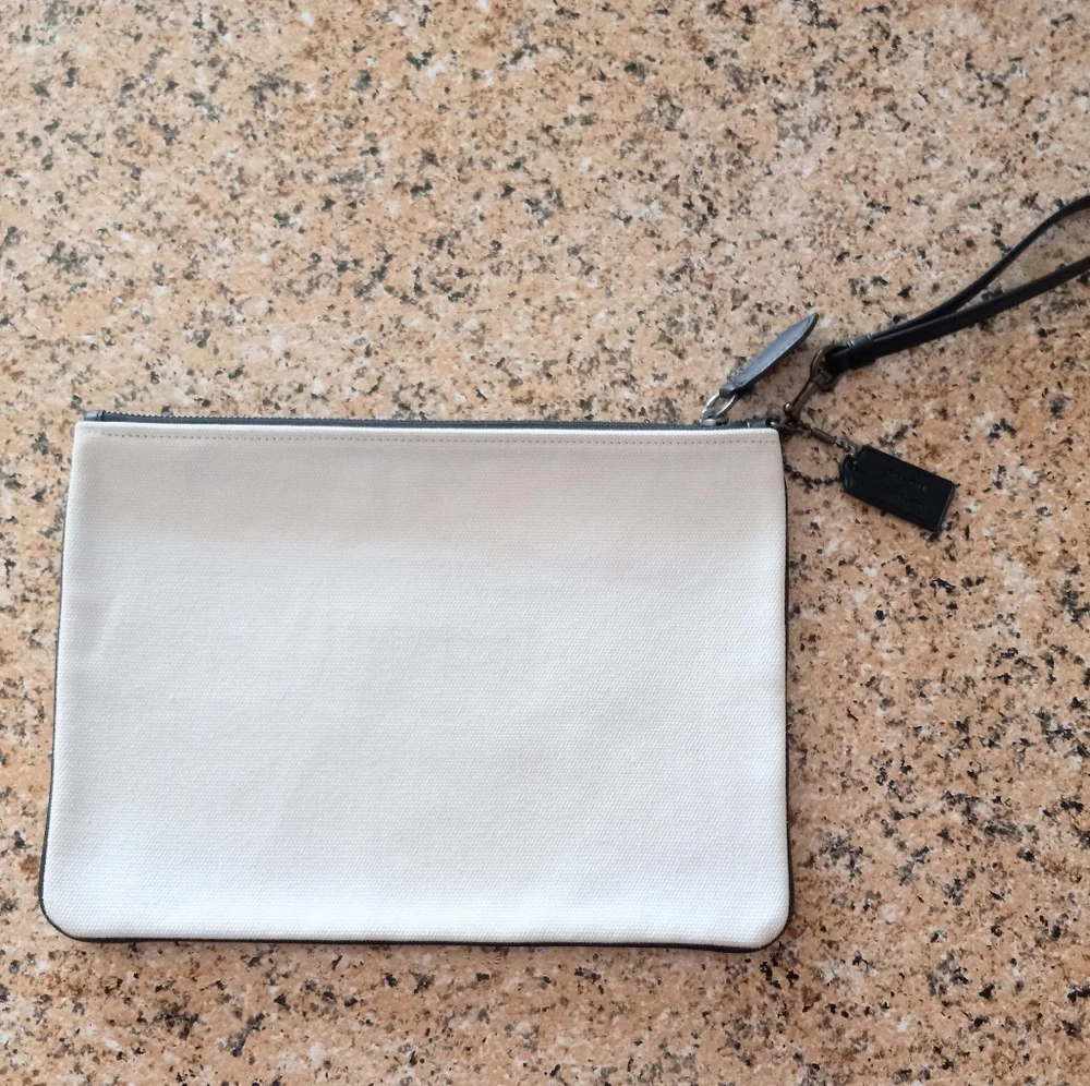 COACH X RICHARD BERNSTEIN POUCH 30 W/ JELLO HEART: JELLO HEART
